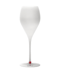 Champagnerglas matt-weiß