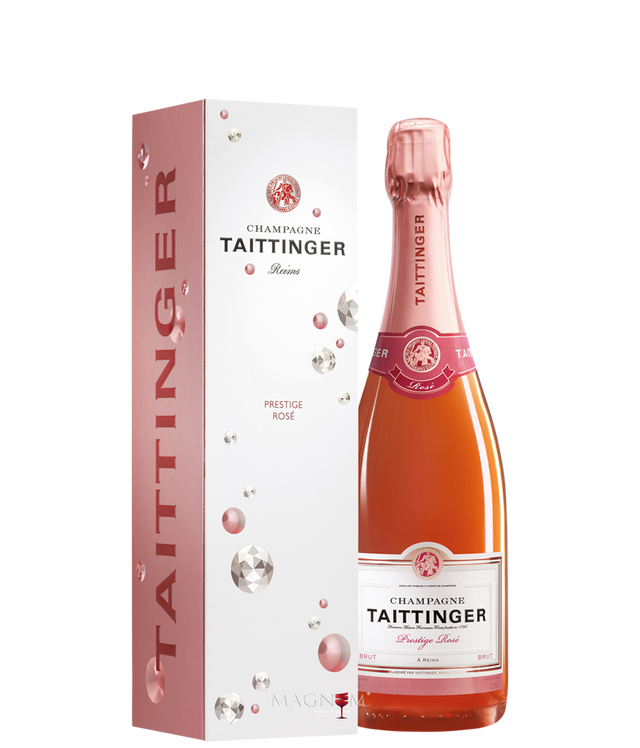 Taittinger Champagner Prestige Rose in der Einzel-Geschenkbox 0,75 L