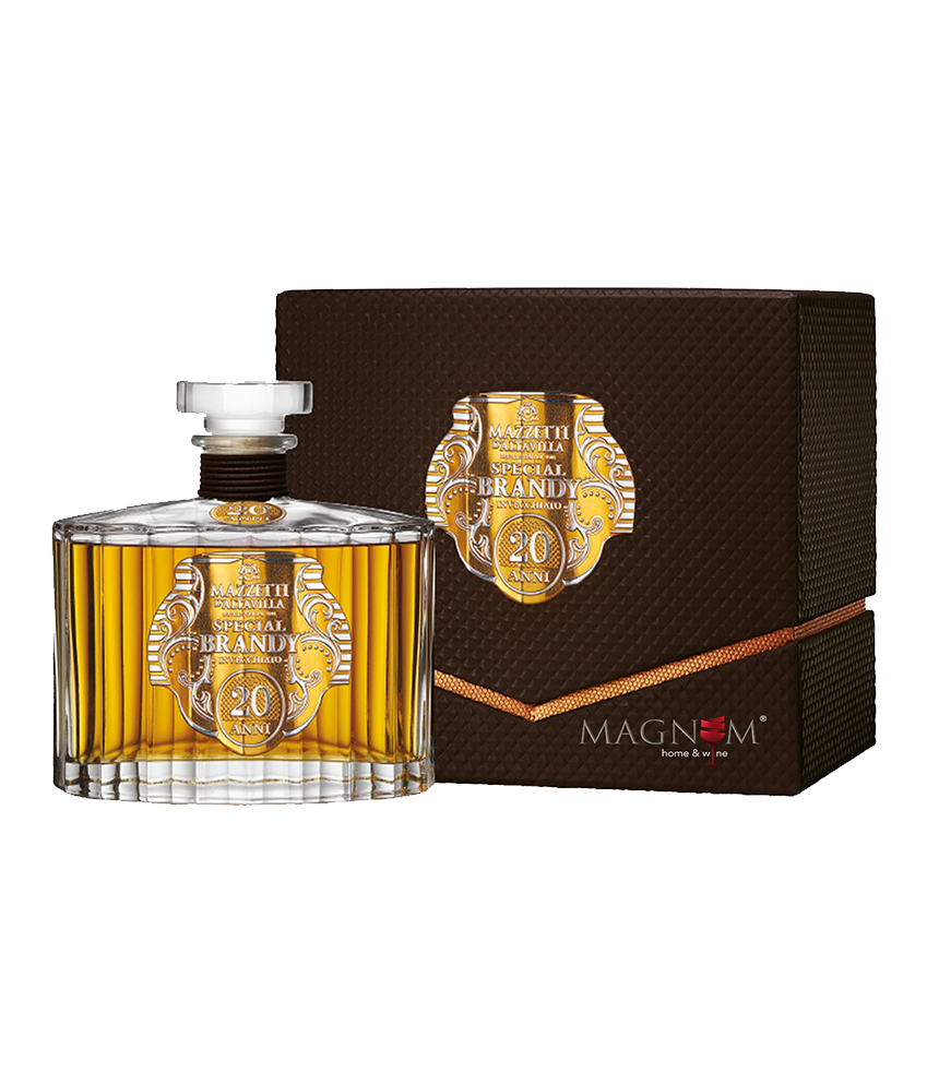 Mazzetti Brandy Invecchiato 20 Anni in der Geschenkbox