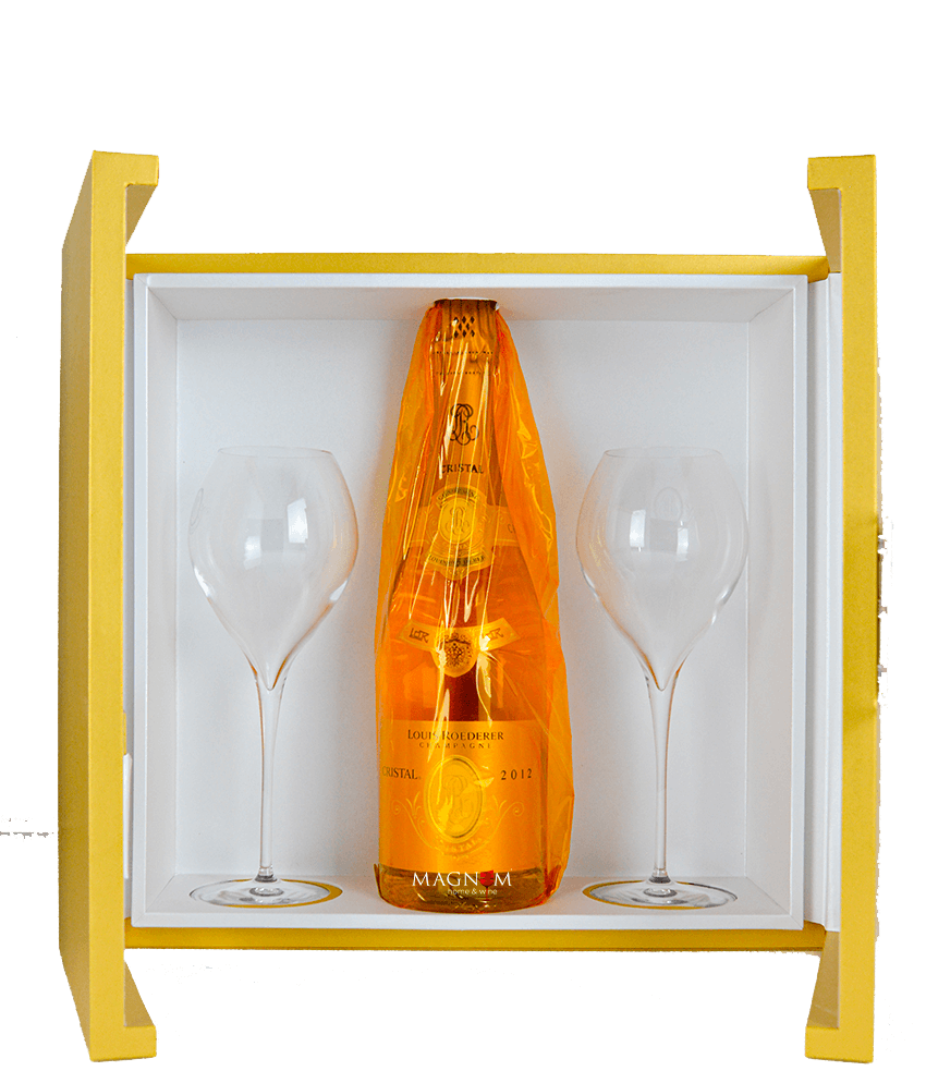 Louis Roederer Cristal 2012 | Premium-Geschenkbox inkl. 2 Gläser