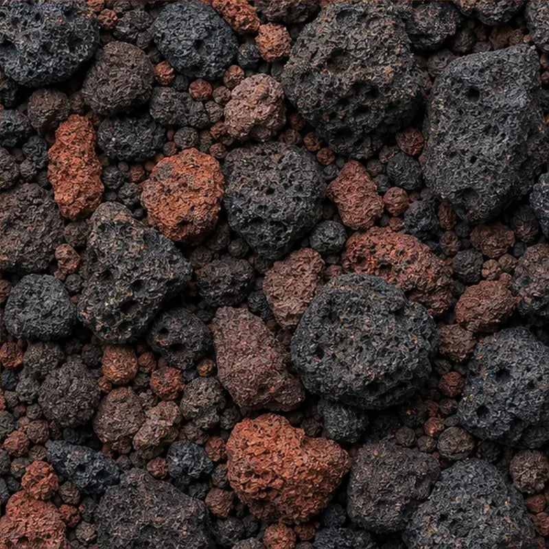 Vulkanische Böden als Materialaufnahme